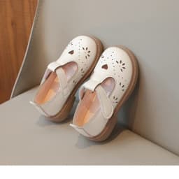 Size 21-30 2026 Spring Baby Girl Leather Shoes 2 To 3 Years Solid Color Soft Sole Princess Shoes Children's Casual Single Shoes