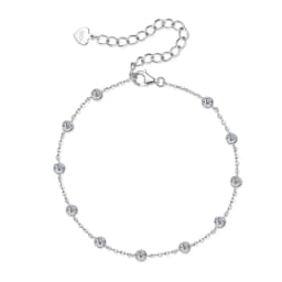 IOGOU 2.5mm D Color Full Moissanite Diamond Bracelet Engagement Jewelry 925 Sterling Silver Certified Women's Fashion Bracelets