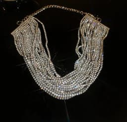 KMVEXO Luxury Multilayers Crystal Chokers Necklaces for Women Rhinestone Chains Necklaces Statements Jewelry Wedding Party Gift