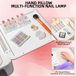 300W High-power Nail Dryer Lamp For Machine With Hand Pillow Wear 63LEDS UV LED Lamp for Press On Nail Dryer for Curing All Gel