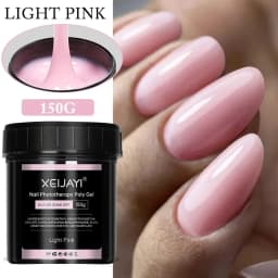 XEIJAYI 150g Poly Nail Gel UV LED Cured Builder Nail Gel Crystal Nail Extension Gel For Nails DIY At Home Salon
