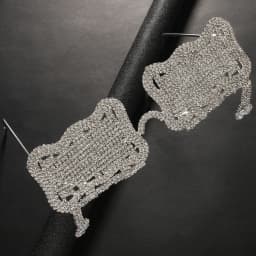 Fashion Men Tassel Glasses Frame Eyewear Decoration Collapsible Summer Vintage Snake Sunglasses Frames Rhinestone Face Jewelry