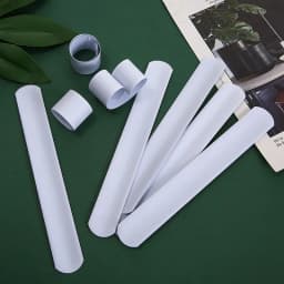 30Pcs Diy Blank Slap Bracelets Party Gifts Toys for Women Men Painting Graffiti