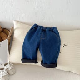 Spring Autumn New Baby Pants Casual Denim 9M-5T Kids Boys Straight Jeans Soft Toddler Girls Fashion Trousers 3 Colors