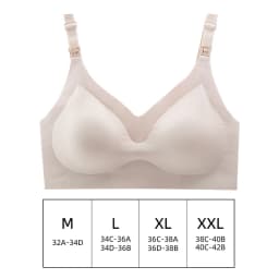 Ultra Thin Laser Cutting Ladies Feeding Bra Removable Padded Breastfeeding Bras Plus Size Push Up Maternity Nursing Bra