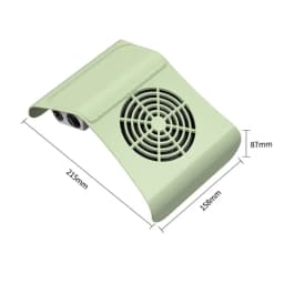 80W Nail Dust Collector With Two Fans Vacuum Cleaner Manicure Machine Tools Strong Power Nail Art Tool Nail Vacuum Cleaner