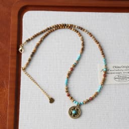 Fresh water Pearl Colorful natural stone necklace women's sweet and cool design beaded luxury Pearl Necklace