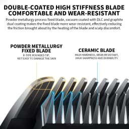 NEW MIJIA Hair Clipper 2 Cutting Machine Trimmer Professional Clippers Titanium Alloy Blade Rechargeable Barber Shaver Cutter