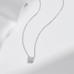 MODIAN Moissanite Pendant Necklace D Color 0.8CT Lab Diamond For Women Wedding Engagement 925 Sterling Silver Fine Jewelry Gift