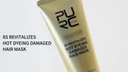 PURC 8 Seconds Hair Mask Smoothing Straightening Keratin Hair Treatment Cream Soft Repair Damaged Frizz Professional Hair Care