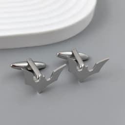 Bat Cufflinks for Men Sleeve Wrist Buttons Shirt Clasps Stainless Steel Cuff Buckle Wedding Grooms Jewelry Mens Accessories