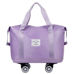 Universal Wheel Expandable Luggage Large Capacity Dry and Wet Separation Storage Travel Fitness Bag Lightweight Luggage