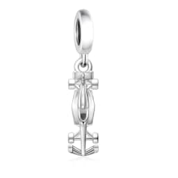 Fit Original Pan Charms Bracelet 925 Sterling Silver F1 Race Car Steering wheel Bead For Making Racing Enthusiast Berloqe