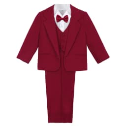 Baby Boy Baptism Outfit Infant Tuxedo Christening Wedding Birthday Celebration Formal Gentleman Suit White 6 Months to 3 Years