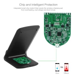 15W Fast Wireless Charger for Samsung Galaxy S24 S23 S22 S21 S10 S9 Note20 10 9 USB Charging Stand for IPhone15 14 13 12 11pro