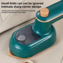 Compact Handheld Steam Iron -180° Rotation, Foldable Design - Convenient for Travel and Quick Makeup Repair - Ultimate Clothing