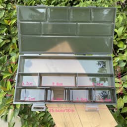Barber Tools Storage Box Hair Clips Combs Storage Case Multigrid Compartment Organizer Hairdressing Accessories Container