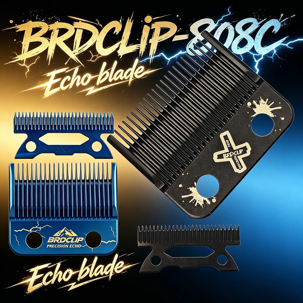 Professional BRDCLIP Blade Replacement for 2020C KULILANG VGR V003 Madeshow M10 Hair Clipper Titanium Plated Ceramics Blade