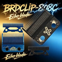 Professional BRDCLIP Blade Replacement for 2020C KULILANG VGR V003 Madeshow M10 Hair Clipper Titanium Plated Ceramics Blade