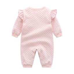 Full Moon Princess Clothes Spring baby Girl Spring and Autumn Jumpsuit Toddler Romper 0-1 Year Old Newborn baby Clothes