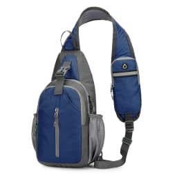 Outdoor leisure slanted shoulder bag, sports waterproof backpack, suitable for both men and women, mobile phone storage bag