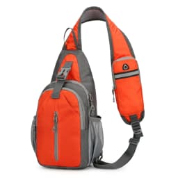 Outdoor leisure slanted shoulder bag, sports waterproof backpack, suitable for both men and women, mobile phone storage bag