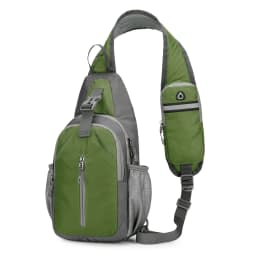 Outdoor leisure slanted shoulder bag, sports waterproof backpack, suitable for both men and women, mobile phone storage bag