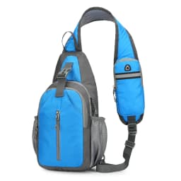 Outdoor leisure slanted shoulder bag, sports waterproof backpack, suitable for both men and women, mobile phone storage bag