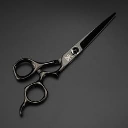 XUANFENG Black Mirror Hair Scissors 6-inch JP440C Barber Cutting Scissors and Thinning Scissors Very Cool