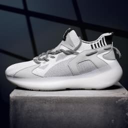 Summer oversized mesh coconut shoes for men lightweight and comfortable large foot sports shoes student popcorn running shoes 46