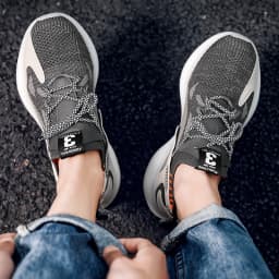 Summer oversized mesh coconut shoes for men lightweight and comfortable large foot sports shoes student popcorn running shoes 46