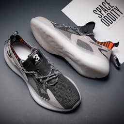 Summer oversized mesh coconut shoes for men lightweight and comfortable large foot sports shoes student popcorn running shoes 46