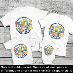 Making Memories Family Vacation 2026 Together Family Tshirt Travel Clothing Family Vacation Matching Shirts Summer Vacation Tee