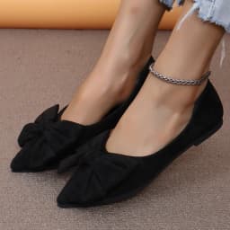 New Pointed Toe Breathable and Comfortable Casual Flat Shoes in Summer Wear-resistant Non-slip Cover Fashionable Women's Shoes