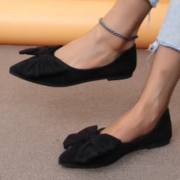 New Pointed Toe Breathable and Comfortable Casual Flat Shoes in Summer Wear-resistant Non-slip Cover Fashionable Women's Shoes