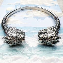 Dragon Bracelet Bangle Fine Jewelry For Women Men Summer Brand New Sterling 925 Silver Vintage Gift