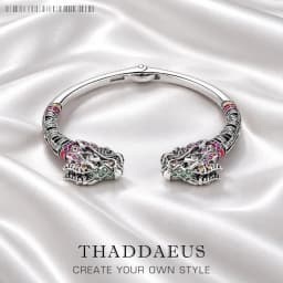 Dragon Bracelet Bangle Fine Jewelry For Women Men Summer Brand New Sterling 925 Silver Vintage Gift
