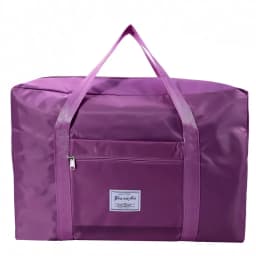 1pc Folding Travel Large Capacity Storage Bag Zipper Portable Sport Bag Versatile Gym Handbag Luggage Tote Carrying Bag S/M/L/XL