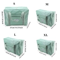 1pc Folding Travel Large Capacity Storage Bag Zipper Portable Sport Bag Versatile Gym Handbag Luggage Tote Carrying Bag S/M/L/XL