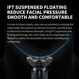 New MIJIA S500 Electric Shaver Dry Wet Shaving Triple Blade Trimmer Beard Floating Head Men's Shaver Electric Razors Machine
