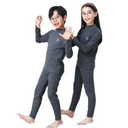 2024 Children's Thermal Underwear Set Autumn Winter Thick Boy Girls Traceless New Baby Autumn Clothes Warm Soft Sleep Wear 3-14Y