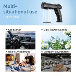 280ml Barber Sprayer Bottle USB Nano Blue Light Steam Spray Garden House Watering Bottle NEW StyleWireless Sprayer