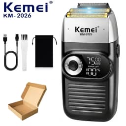 Kemei Original Electric Shaver Rechargeable Powerful Floating Razor Balds Head Shaving Machine for Men KM-2026 KM-2027