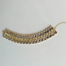 Bling Square Rhinestone Choker Necklace Exaggerate Accessories Luxury Women Statements Clavicle Chain Necklace Body Jewelry