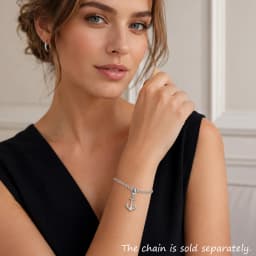 Anchor Dangle Charm Pendant Women Men 925 Sterling Silver Lucky Fashion Jewelry Accessories Party Trendy Gift