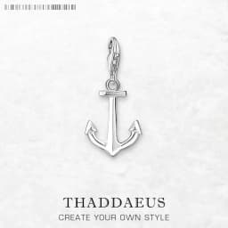 Anchor Dangle Charm Pendant Women Men 925 Sterling Silver Lucky Fashion Jewelry Accessories Party Trendy Gift
