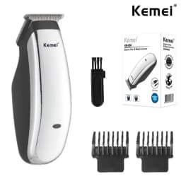 Kemei KM-666C Mini Hair Clipper Professional Beard Hair Trimmer Cutter Rechargeable Electric Hair Cutting Machine Hair Remover