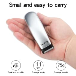 Kemei KM-666C Mini Hair Clipper Professional Beard Hair Trimmer Cutter Rechargeable Electric Hair Cutting Machine Hair Remover