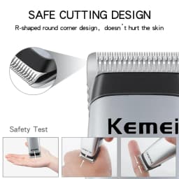 Kemei KM-666C Mini Hair Clipper Professional Beard Hair Trimmer Cutter Rechargeable Electric Hair Cutting Machine Hair Remover