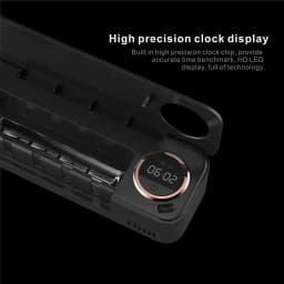New UV Toothbrush Razor Storage Sterilizer Rechargeable Tooth Brush Holder Wall-Mount With LED Display Bathroom Accessori